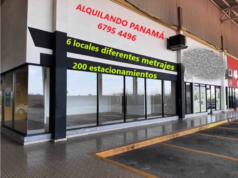 Se Alquilan 6 Locales en Chanis desde 79 Mts $1.034.oo - 1