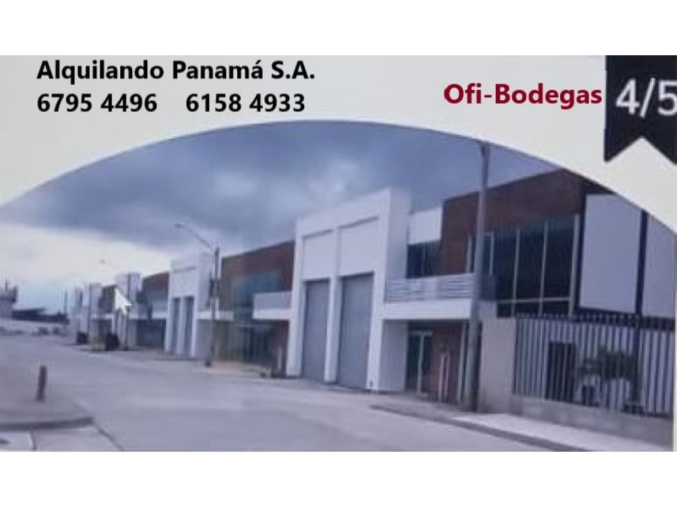 Se Venden 2 Ofi-Bodegas 812,20 Mts Via Tocumen USD1.177.690.00 - 1