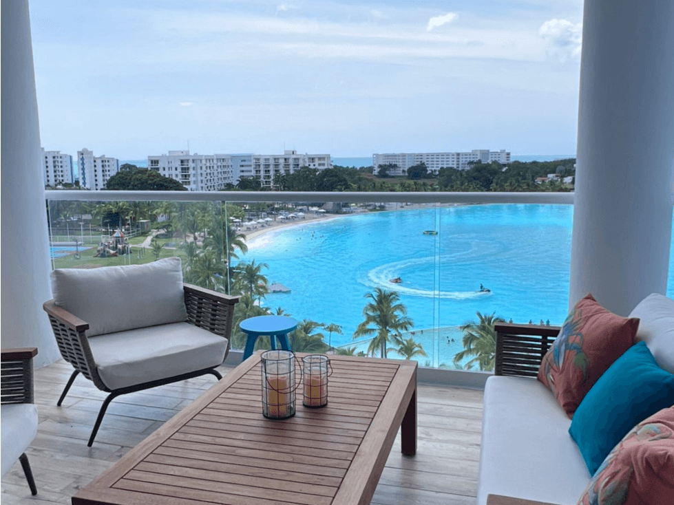 VENDO APARTAMENTO AMOBLADO EN PLAYA BLANCA, PH WATERWAYS (3) - 1