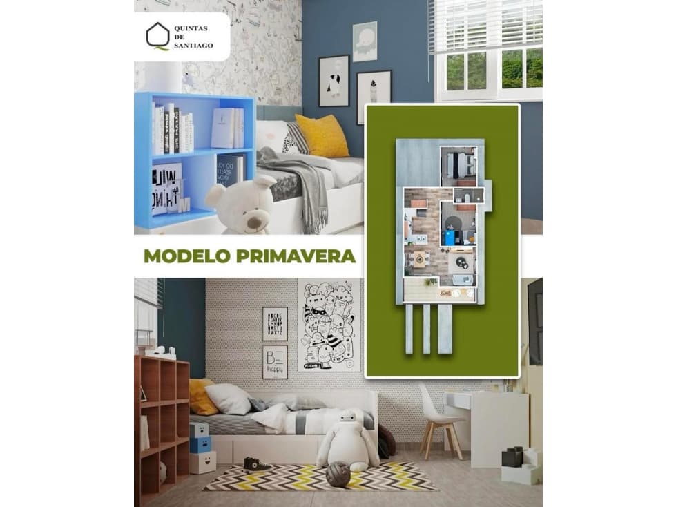 VENTA CASAS NUEVAS EN SANTIAGO - PRIMAVERA (CP) - 1