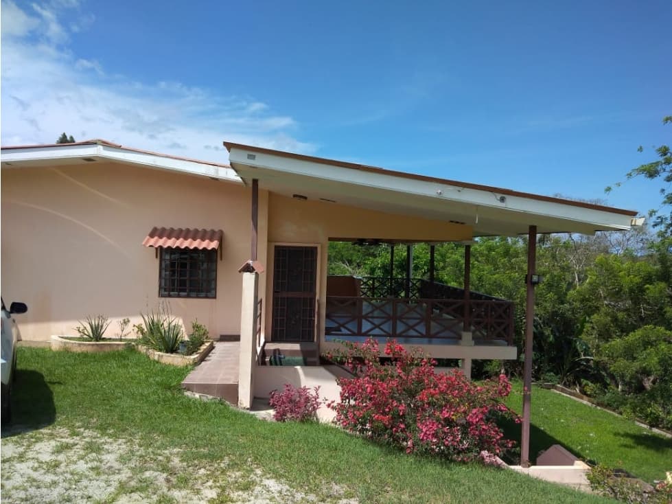 VENDO CASA y TERRENO LAS GUÍAS OCCIDENTE FRENTE ENTRADA SEA CLIFF - 1