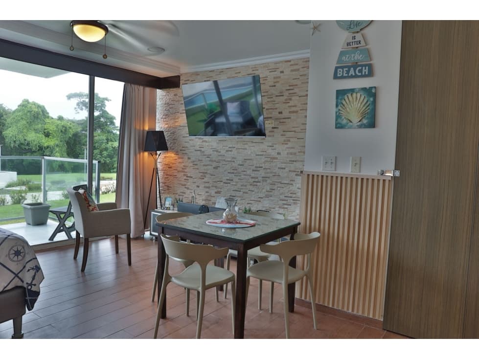 ALQUILER DE APARTAMENTO ( LOFT ) FRENTE AL MAR EN BALA BEACH, COLON AQ - 1